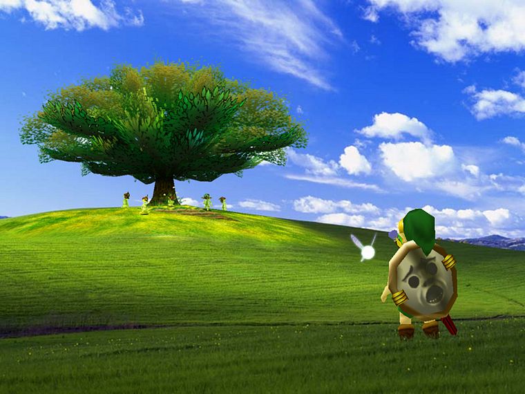 Link, Windows XP, The Legend of Zelda - desktop wallpaper