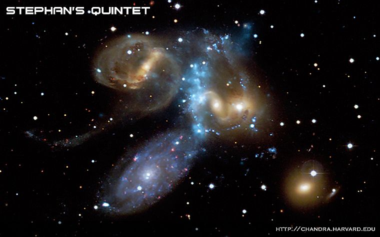 outer space, galaxies - desktop wallpaper