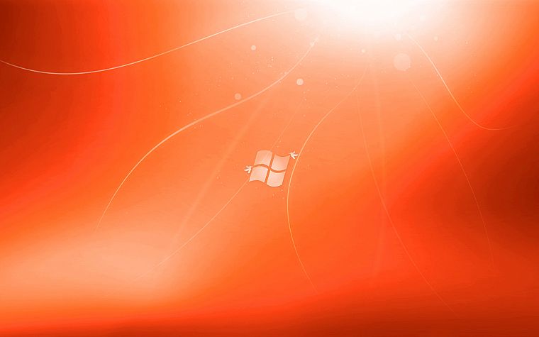 orange, Microsoft Windows - desktop wallpaper