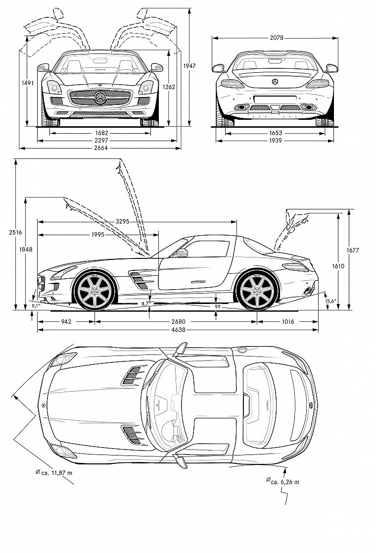 cars, schematic - desktop wallpaper