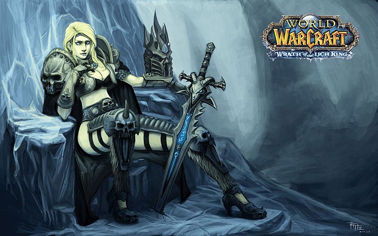 World of Warcraft, Lich King, High Elf - desktop wallpaper