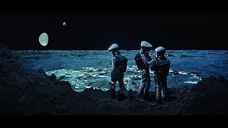 astronauts, science fiction - desktop wallpaper