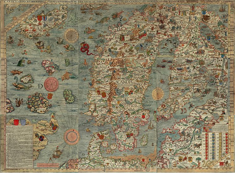 maps, medieval - desktop wallpaper