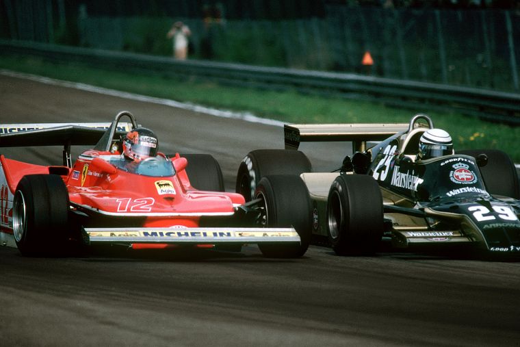 Ferrari, Formula One, vehicles, arrows, Gilles Villeneuve - desktop wallpaper