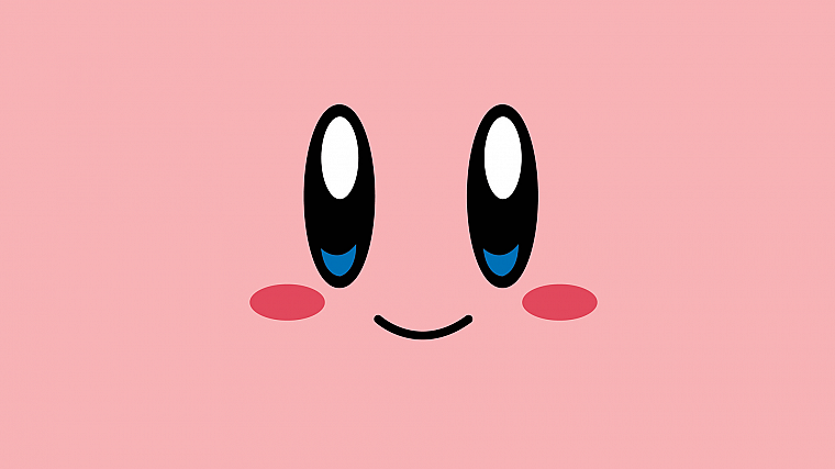 Nintendo, Kirby, video games, faces - desktop wallpaper