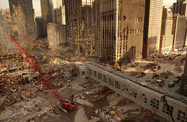 post-apocalyptic, World Trade Center, apocalyptic - desktop wallpaper
