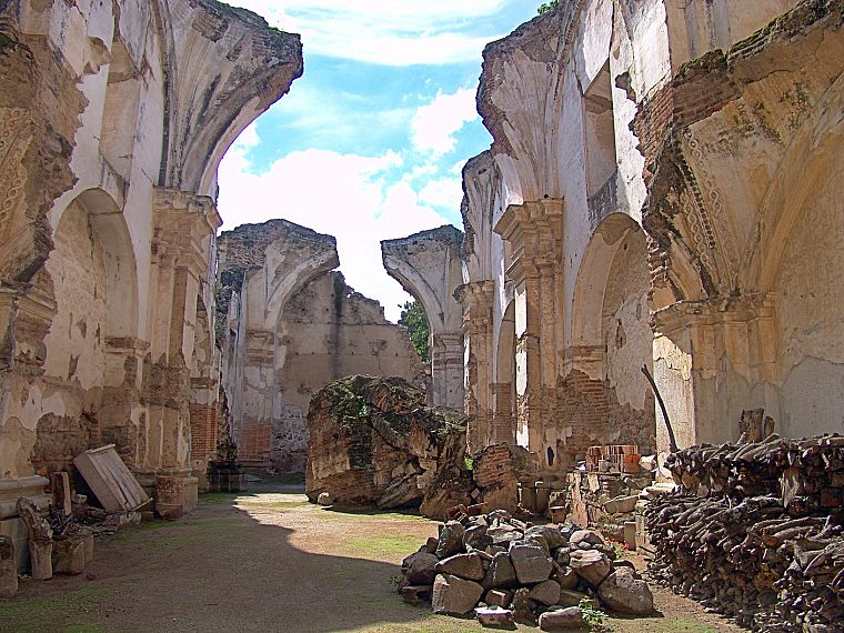 ruins, Antigua - desktop wallpaper