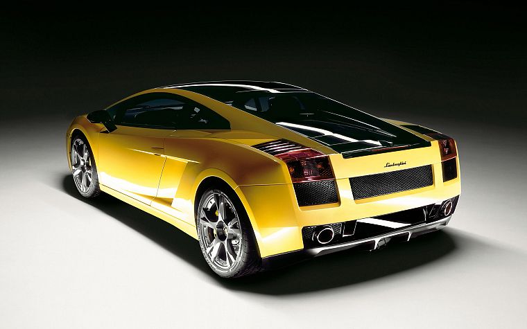 cars, vehicles, Lamborghini Gallardo, backview cars - desktop wallpaper