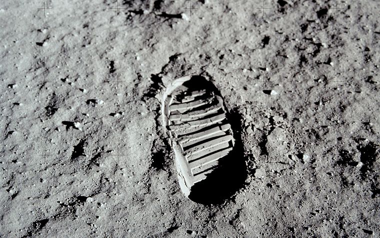 Moon, Apollo, Neil Armstrong - desktop wallpaper