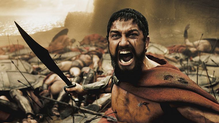 movies, 300 (movie), spartan, weapons, battles, arrows - desktop wallpaper