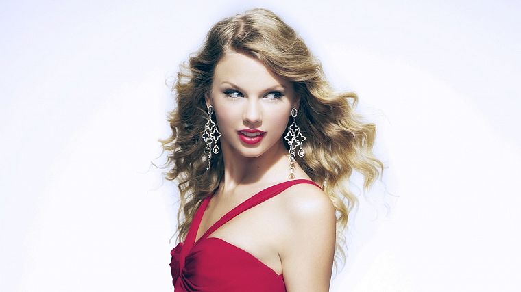 blondes, women, Taylor Swift, celebrity, simple background - desktop wallpaper