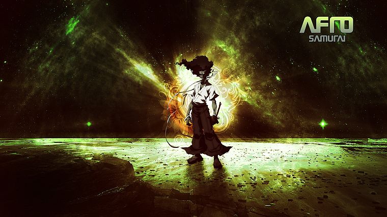 Afro Samurai, anime - desktop wallpaper