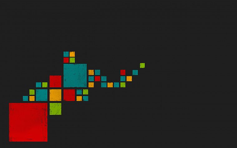 minimalistic, pixels, elephants, Windows 8 - desktop wallpaper