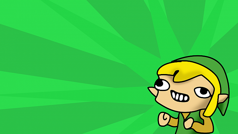 green, Link, meme - desktop wallpaper
