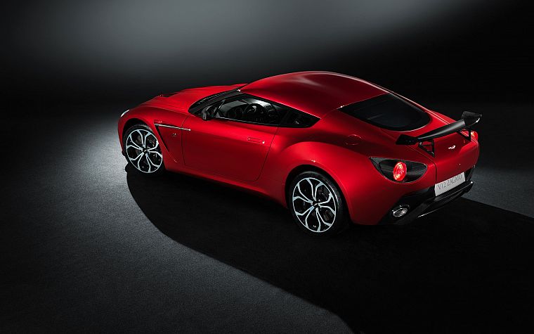 red, cars, Aston Martin, vehicles, sports cars, Aston Martin V12 Zagato - desktop wallpaper