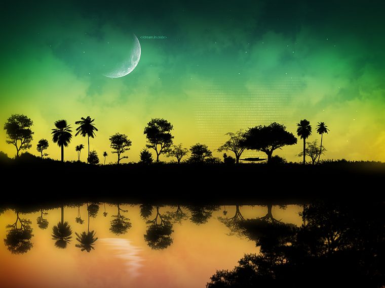landscapes, Moon - desktop wallpaper