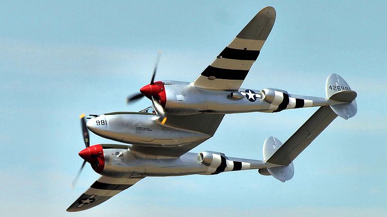aircraft, P-38 Lightning - desktop wallpaper