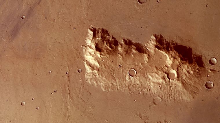 Mars, NASA, crater - desktop wallpaper