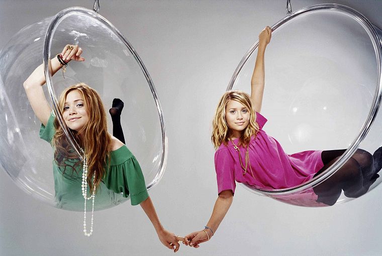 women, models, Olsen Twins, Mary Kate Olsen - desktop wallpaper