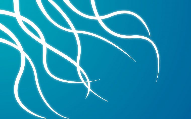 abstract, blue, lines - desktop wallpaper
