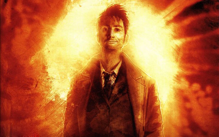 orange, David Tennant, Doctor Who, Tenth Doctor - desktop wallpaper
