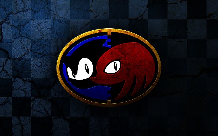 Sonic the Hedgehog, video games, Sega Entertainment, Knuckles the Echidna - desktop wallpaper