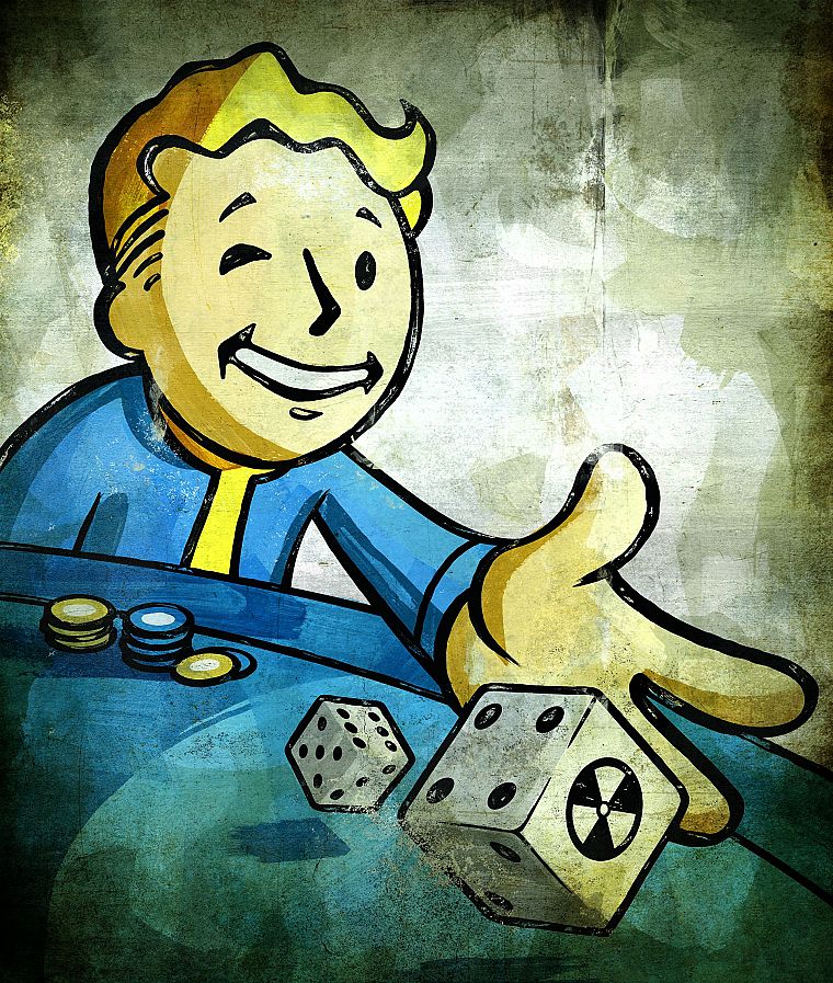 Fallout, Vault Boy - desktop wallpaper