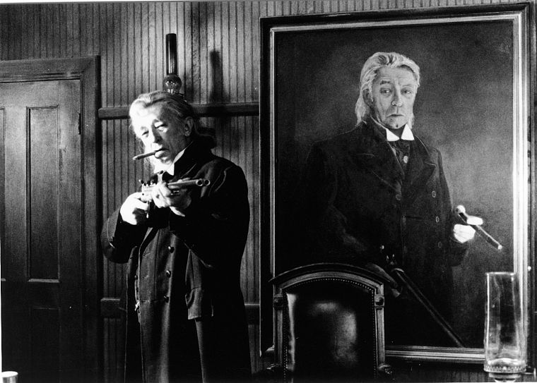 monochrome, Robert Mitchum, Dead Man - desktop wallpaper