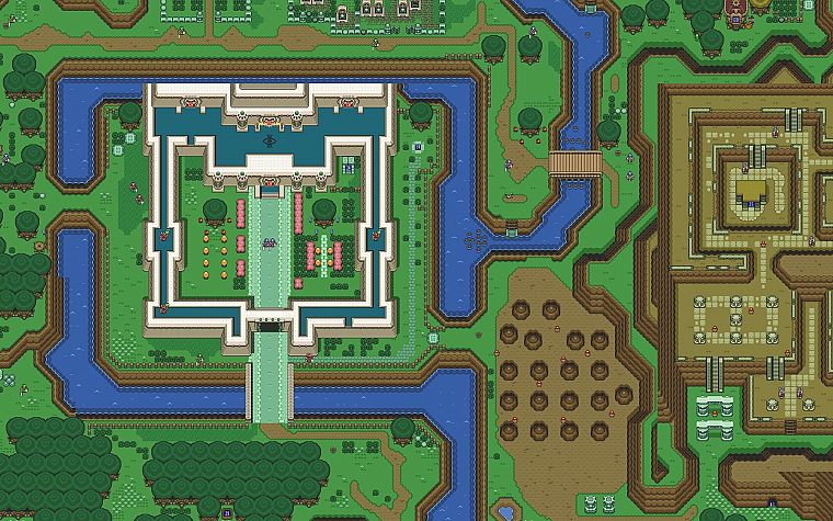 The Legend of Zelda, maps, pixel art - desktop wallpaper