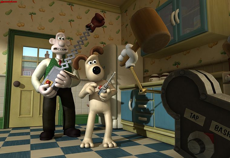 Wallace and Gromit - desktop wallpaper