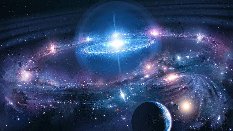 outer space, planets, Gary Tonge - desktop wallpaper
