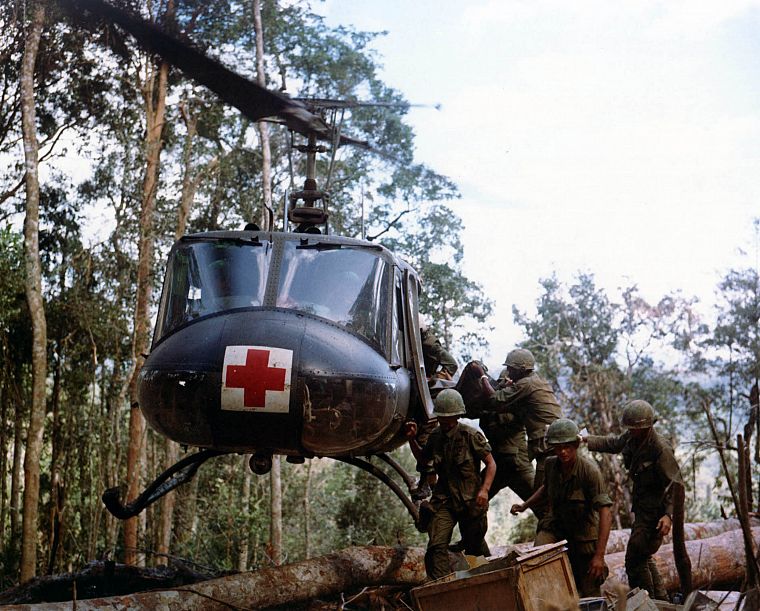 soldiers, aircraft, army, military, helicopters, Viet Nam, vehicles, hover, UH-1 Iroquois - desktop wallpaper