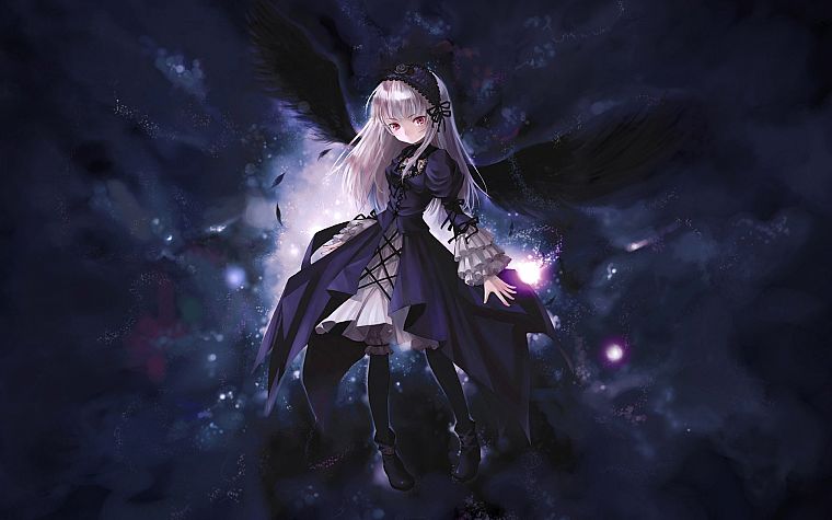 wings, Rozen Maiden, Suigintou - desktop wallpaper