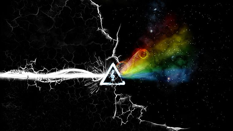 outer space, music, Pink Floyd, rock and roll - desktop wallpaper