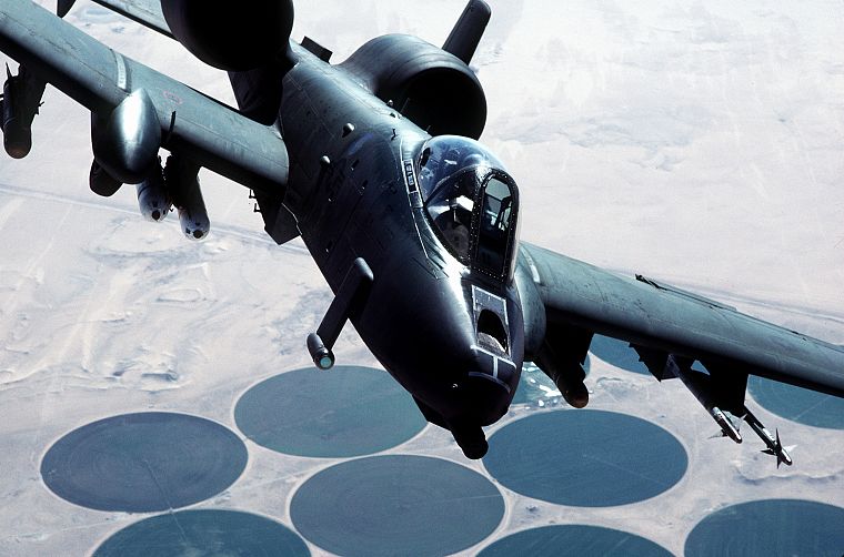 aircraft, military, planes, A-10 Thunderbolt II - desktop wallpaper