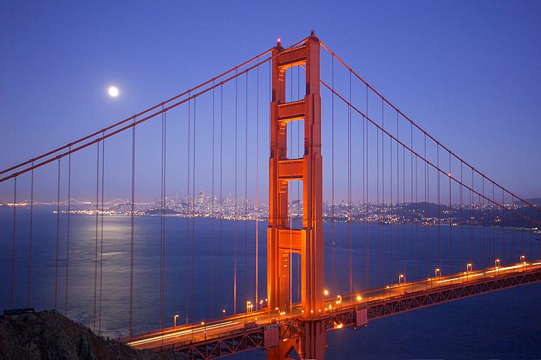 architecture, bridges, San Francisco - desktop wallpaper