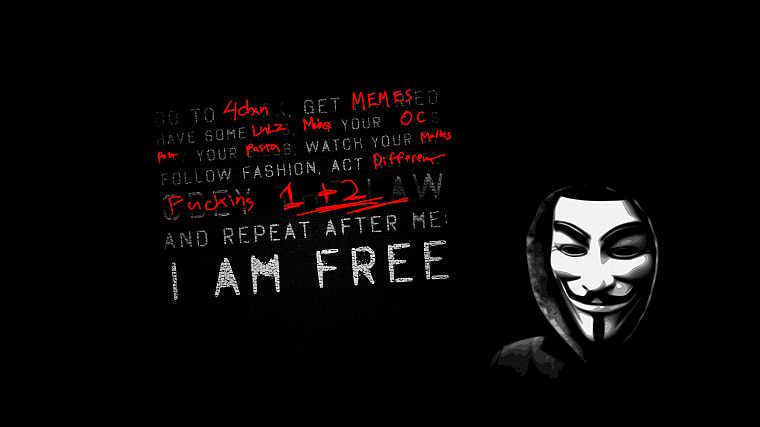 Anonymous, stupidity, TagNotAllowedTooSubjective, 4chan, idiot - desktop wallpaper