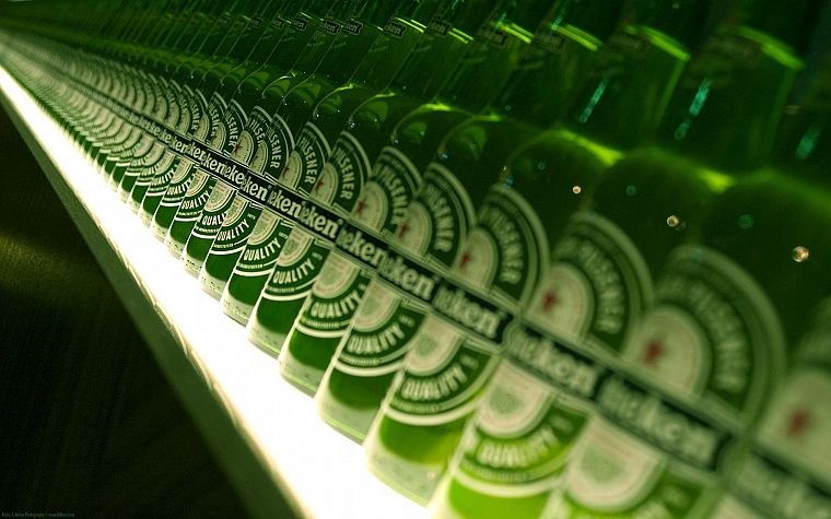 beers, Heineken, drinks - desktop wallpaper