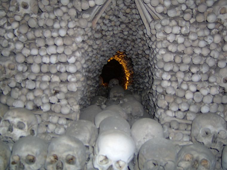 skulls, architecture, churches, Prague, Czech Republic, bones - desktop wallpaper