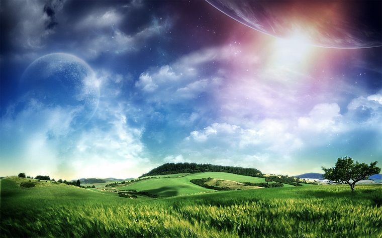 abstract, nature, fields, skyscapes - desktop wallpaper