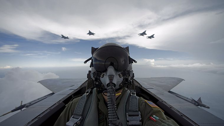 aircraft, military, Pilot, planes, F-15 Eagle - desktop wallpaper