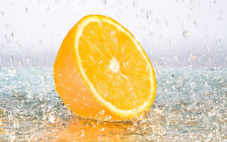 fruits, lemons, white background - desktop wallpaper