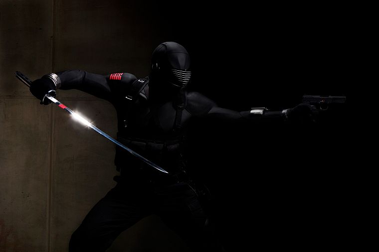 ninjas, G.I. Joe, swords - desktop wallpaper