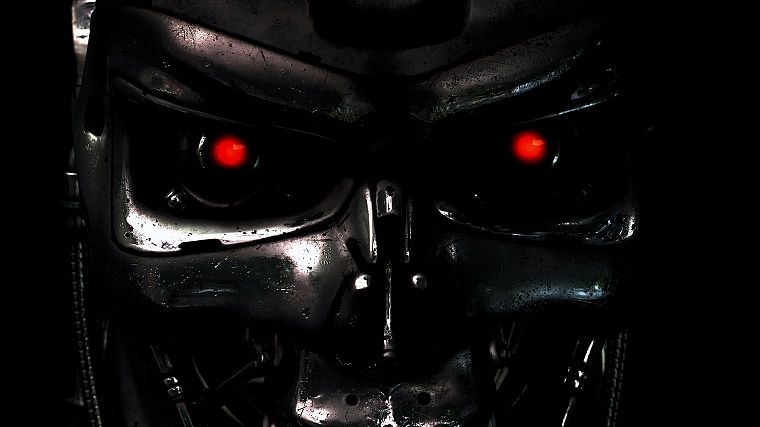 science, eyes, Terminator, fiction, robot, movies, metal - desktop wallpaper
