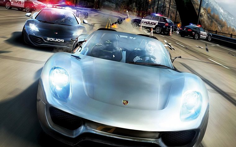 video games, cars, Need for Speed, Need for Speed Hot Pursuit, games - desktop wallpaper