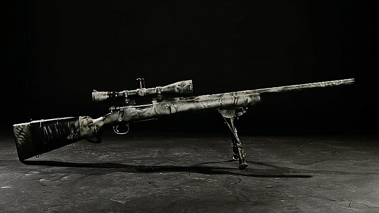 guns, weapons, sniper rifles - desktop wallpaper