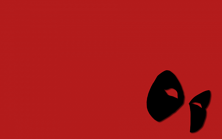 Deadpool Wade Wilson, Marvel Comics, red background - desktop wallpaper
