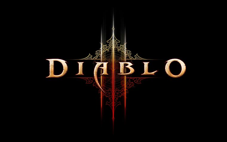video games, Diablo, Diablo III, black background - desktop wallpaper