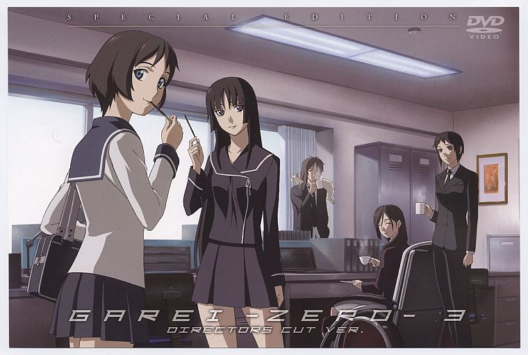 school uniforms, classroom, Isayama Yomi, Ga-Rei: Zero, Tsuchimiya Kagura, Jinguuji Ayame - desktop wallpaper