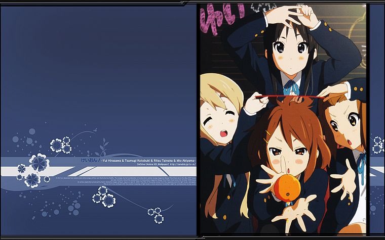 K-ON!, school uniforms, Hirasawa Yui, Akiyama Mio, Tainaka Ritsu, Kotobuki Tsumugi, anime, anime girls - desktop wallpaper